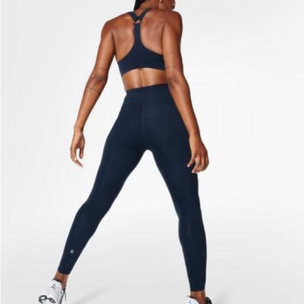 Power 7/8 Length Legging Small Navy Sweaty Betty